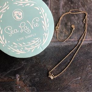 Spartina Necklace Gold Crown